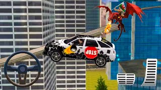 Car Driving Simulator Sturnts #11- Stunt Car Driving In The City Skyline On Crazy Android Gameplay screenshot 3