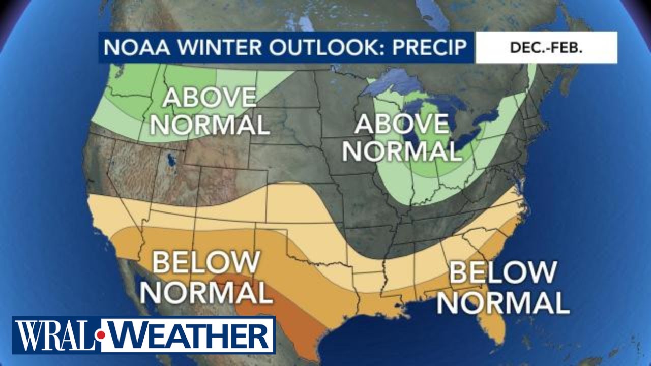 A warmer North Carolina winter? NOAA Winter Outlook shows a drier ...