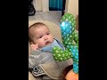 Surprised Baby Cries! (Baby Gets Scared by Dancing Cactus)