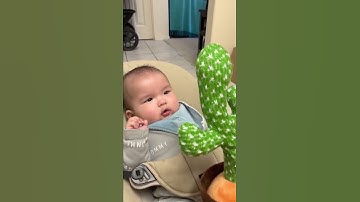 Thumbnail of Surprised Baby Cries! (Baby Gets Scared by Dancing Cactus)