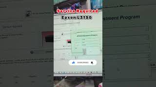 Epson L3150 Printer  Service Required 🔧⚠️ #ytshortsindia #ytshorts #short #viral #tech