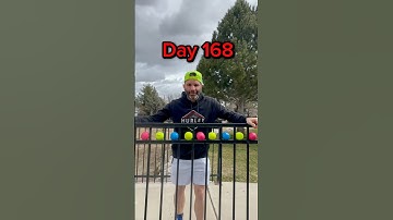 Day 168-Juggling Every Day! Total lifetime hours juggled 293 #juggling #goals #fyp