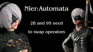 Nier Automata - 2B And 9S Should Swap Operators