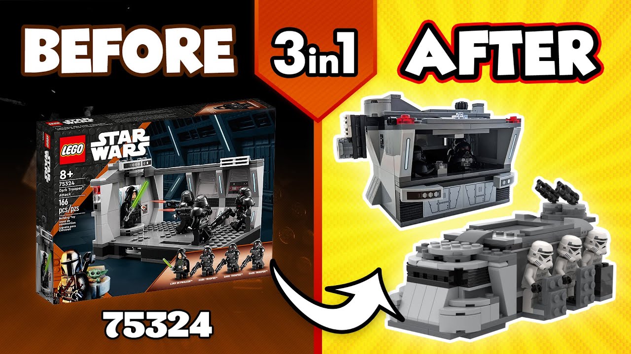 LEGO Star Wars Dark Trooper Attack MOC's (3in1)[75324] Alternate