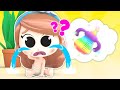 泣いてもいいんだよ! 赤ちゃんラプンツェルは虹色の涙を流す✨|子供向けアニメ|マナー|インクレディテイル