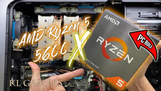 Processeur AMD Ryzen 5 3600 Fermé Dans La Prise De Carte Mère X570