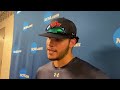 Auburn RHP Joseph Gonzalez speaks at College World Series