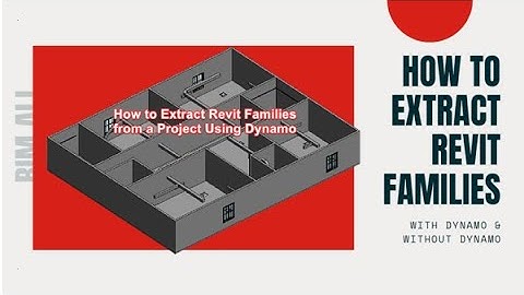 How to export families using dynamo | Save entire families of a Project | Revit + Dynamo | BIM ALL