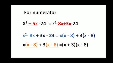 Simplify rational algebraic expressions/ rational expression part 3