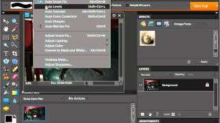 Photoshop Elements 9.0 Tutorial Auto Fixes Adobe Training Lesson 14.1