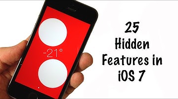 25 Hidden Features in iOS 7