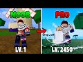 Dough Awakening Noob to Pro Level 1 to Max Level 2450 in Blox Fruits!