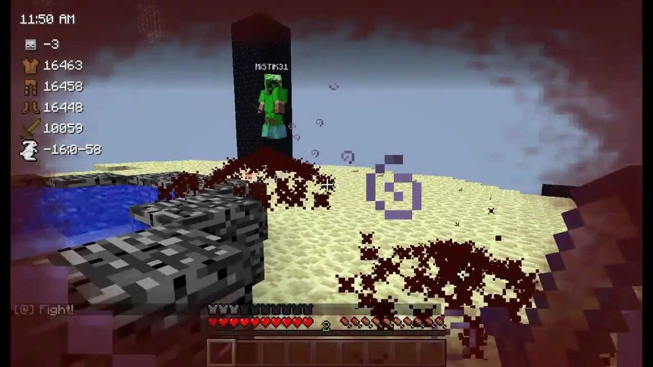 MineCraft [Весёлое PVP] №2 - Super Craft Brothers  ( Весёлый кактус :D )