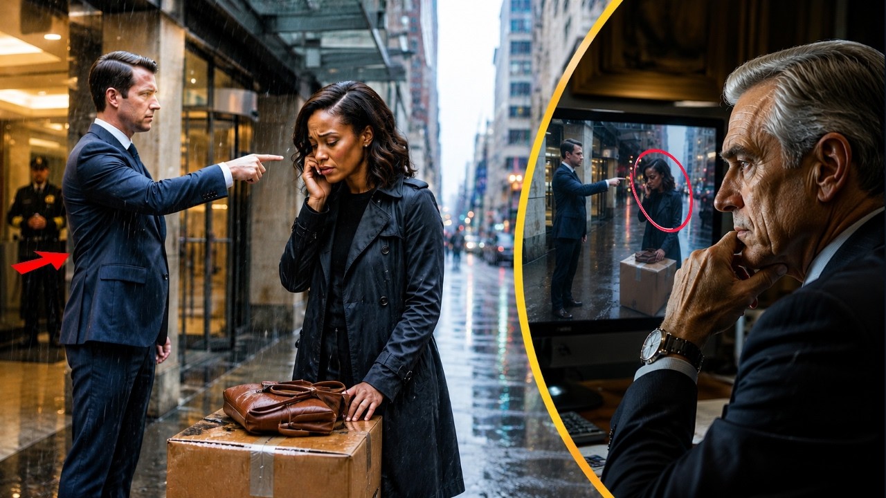 The rain was pouring so hard I could barely see the streetlights, and I was standing outside the apartment I’d called home for four years, holding everything I owned in a soggy cardboard box. My...