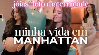 ✨DIA DE PRINCESA🩷 jóia nova, fotos maternidade, surpresa do meu noivo de 30 anos 🩷 minha vida em nyc