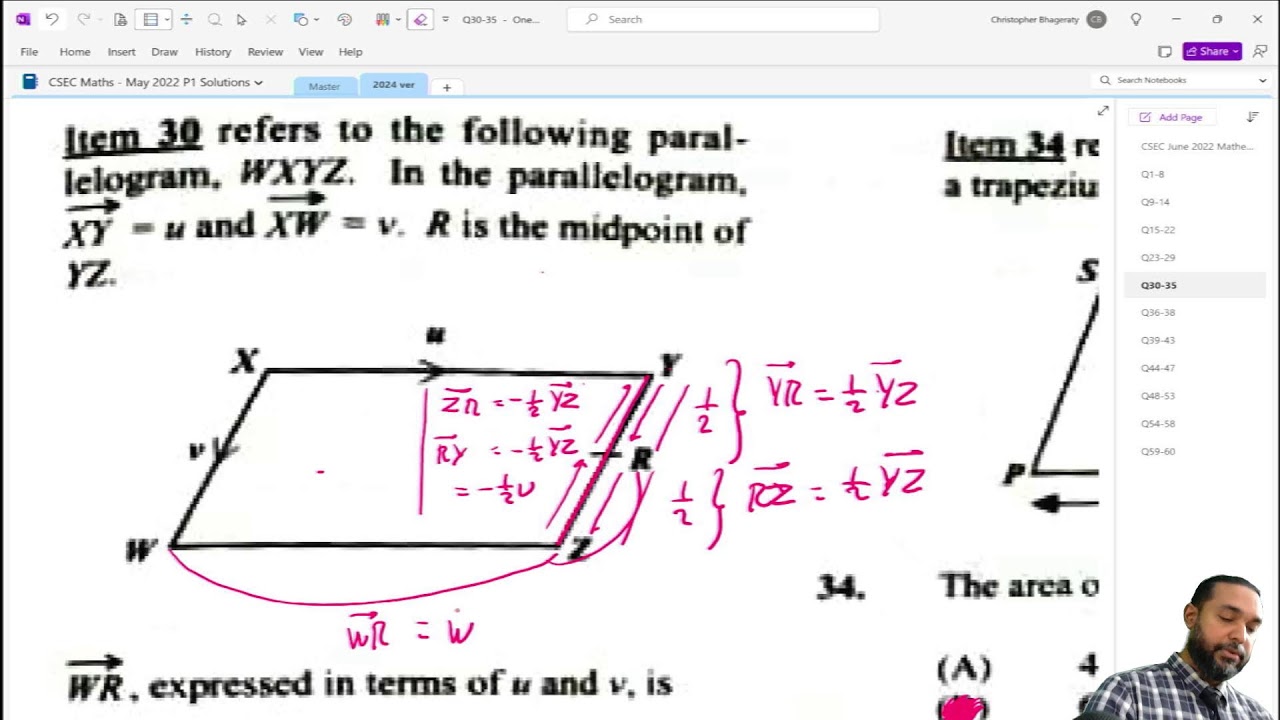 2024 06 06 - Maths F5 - MCQ Session 9 - May 2022 P1 solutions