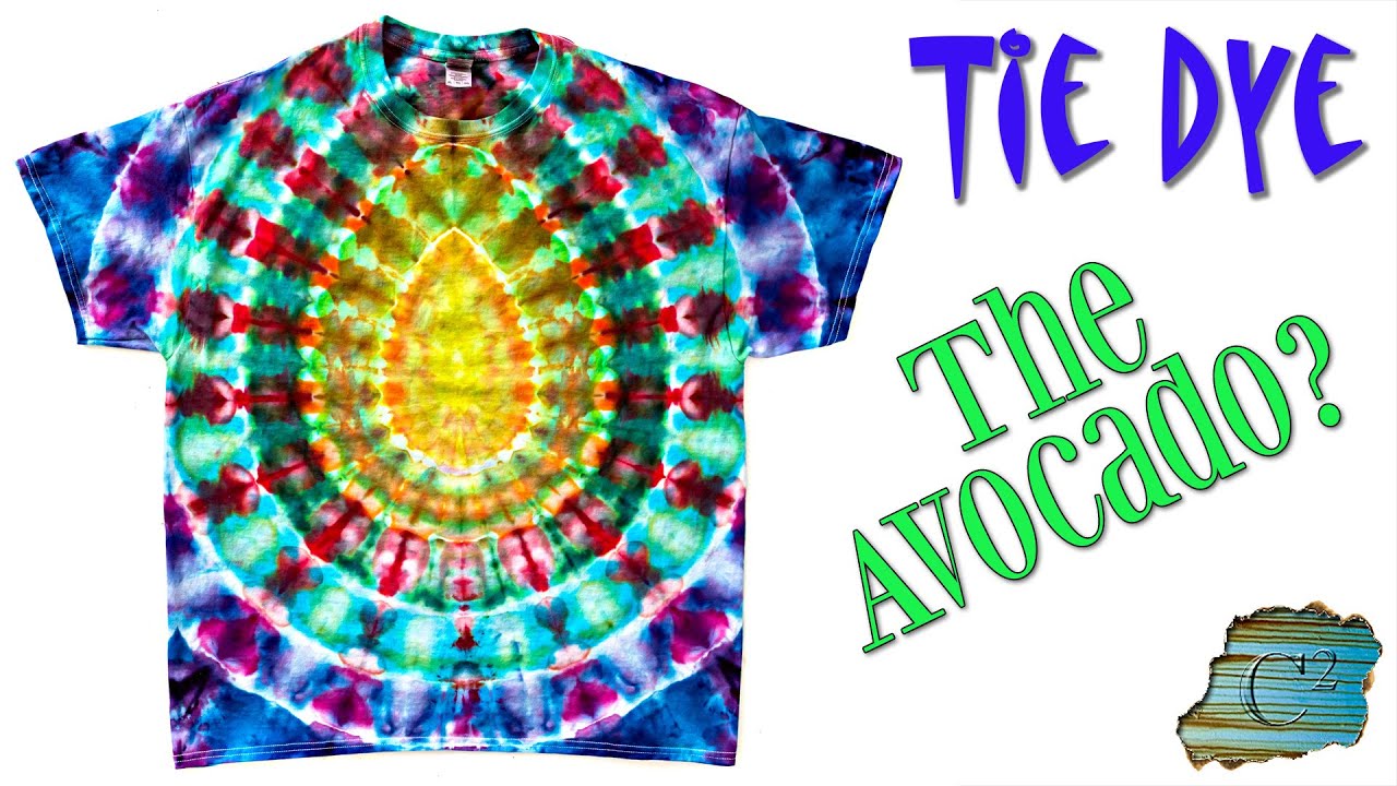 Tie Dye: The Avocado [Ice Dye] - YouTube