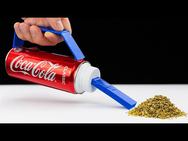How to make a vacuum cleaner from Coca Cola class=
