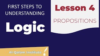 Fstu Logic Lesson 4, Propositions