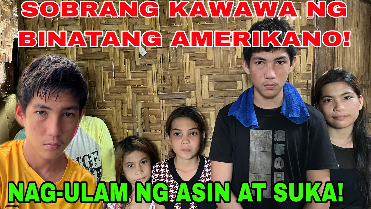 BINATANG AMERIKANO SOBRANG KAWAWA BUONG PAMILYA NAG ULAM NG ASIN!