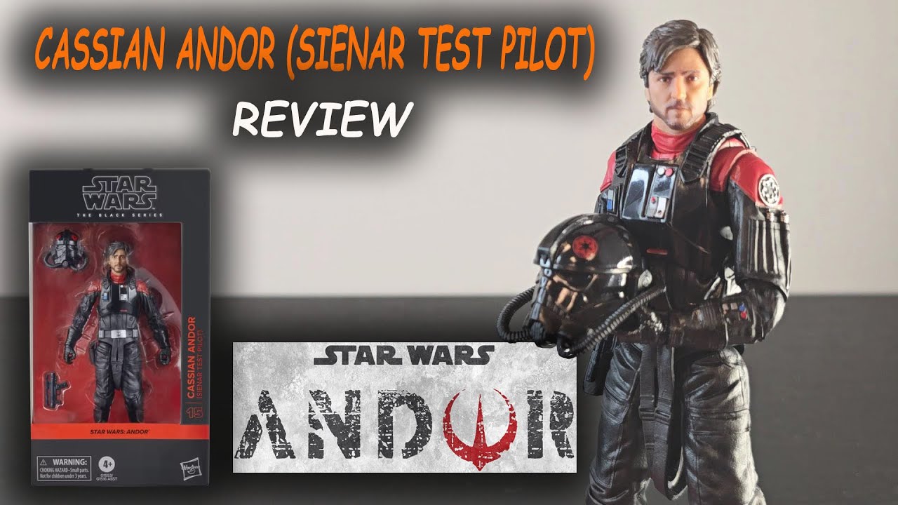 Cassian Andor (Sienar Test Pilot) Star Wars Black Series - REVIEW - YouTube