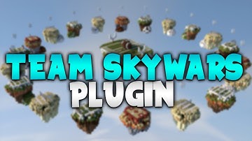 TEAM SKYWARS! | Minecraft Plugin Tutorial