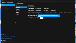 How to change formatting options in Klok