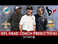 NFL Head Coach Predictions: Who Will The Dolphins, Vikings, Texans, Saints And Jaguars Hire In 2022?