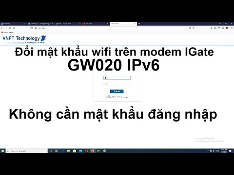 Đổi mật khẩu Wifi  VNPT modem IGate GW020 IPv6 khi không biết mật khẩu quản lý | Foci