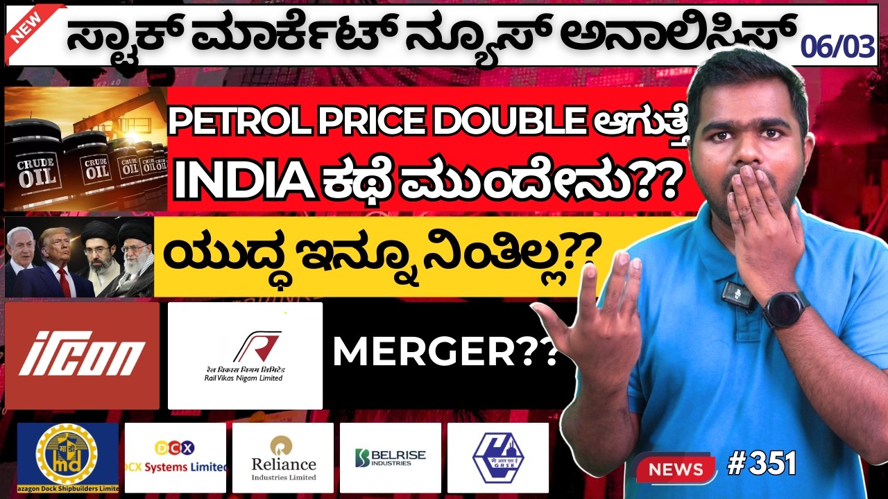 War Impact on Markets | Petrol Prices May Double? | Bank Nifty Fall ,FII Buying or Selling?