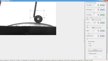 contact angle meter SL200K for measurement of contact lens with captive bubble method