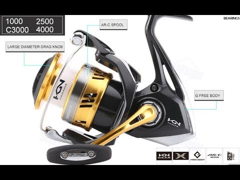 Безынерционная катушка Shimano SAHARA FI 1000 2500 C3000 4000 C5000XG 5BB