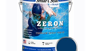 Olympic ZERON High Yield Epoxy Pool Paint in the color VIKING BLUE