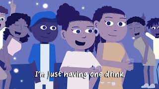 Don’t swizzle and drive. Save Lives / Slow Down!