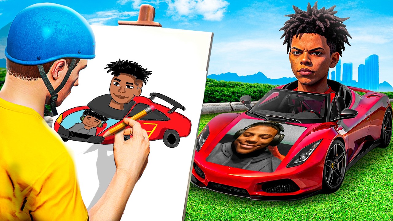 Whatever iShowSpeed Car Jeffy Draws Comes To Life!