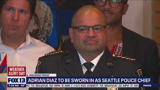 Adrian Diaz to be sworn in as Seattle Police Chief | FOX 13 Seattle