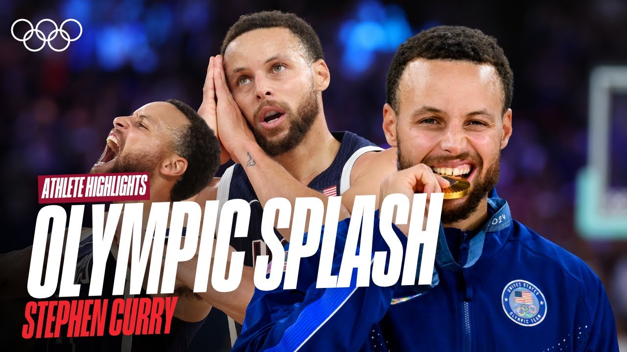 Hitting EVERY Shot 🏀  Best Of Steph Curry! 😴 | Paris 2024 | Athlete Highlights