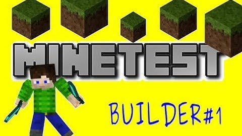 Minetest BUILDER#1 !!! FIRST HOUSE !!!