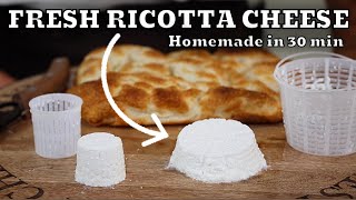 How to Make Ricotta Cheese | At home in 30 min