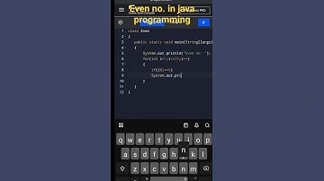Print even number in java programming#even#javashorts #program #trending #shorts#viral