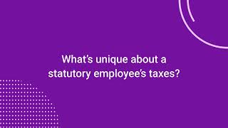 Filing Taxes as a Statutory Employee by TaxSlayer 110 views 1 month ago 53 seconds