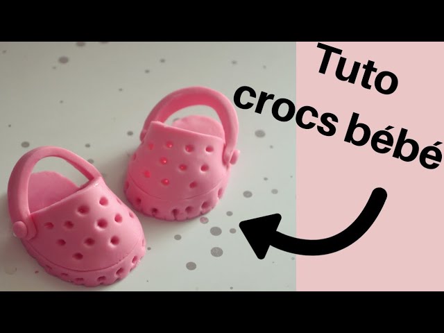 TUTO CROCS BÉBÉ GUMPASTE 