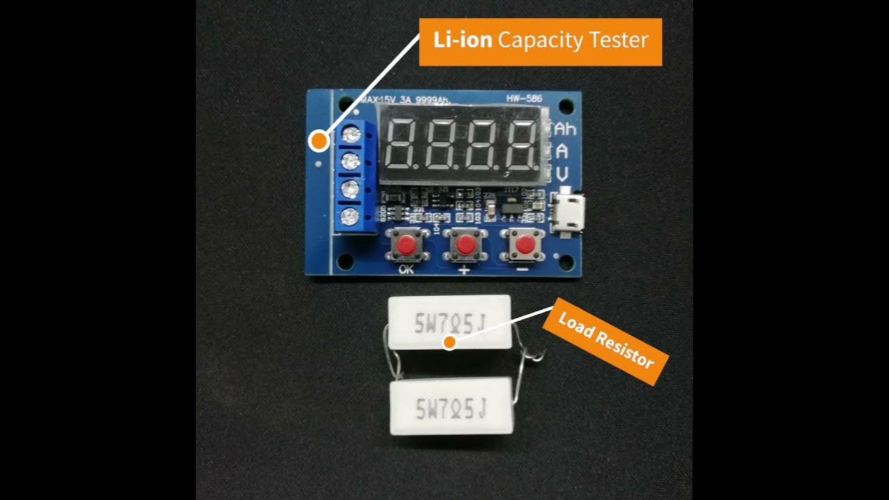 ZB2L3 18650 Li-ion Battery Capacity Tester Circuit Board. - YouTube