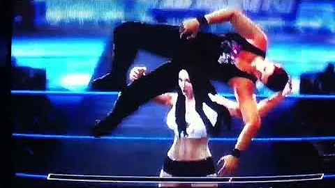 Nikki Bella WWE 2k 14 Finisher - Rack Attack