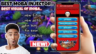 new update aplikasi visual BEST MOBA INJECTOR from mobile legend patch terbaru screenshot 5