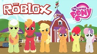 Roblox: My Little Pony 3D: Roleplay is Magic ~ Applejack And The Cutie Mark Crusaders