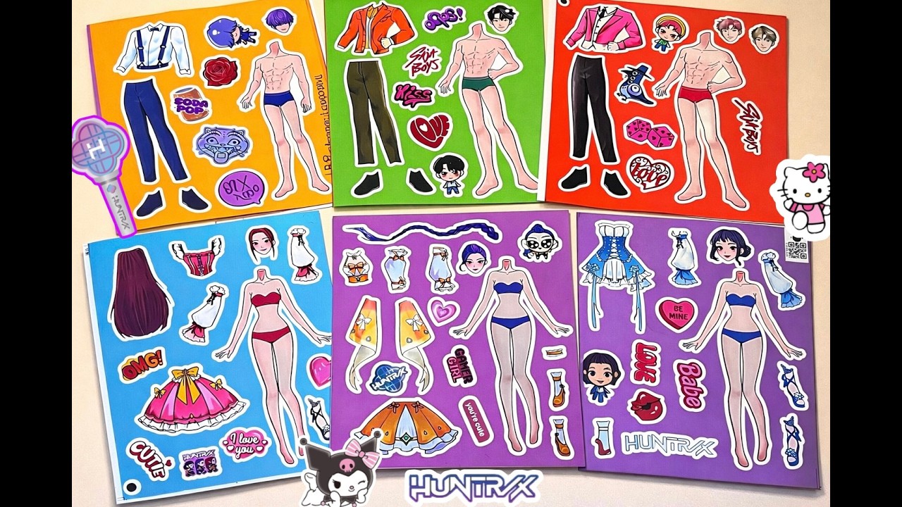 Dressing Up K Pop Demon Hunters with Their Saja Boys Too Cute!! 💕🔥