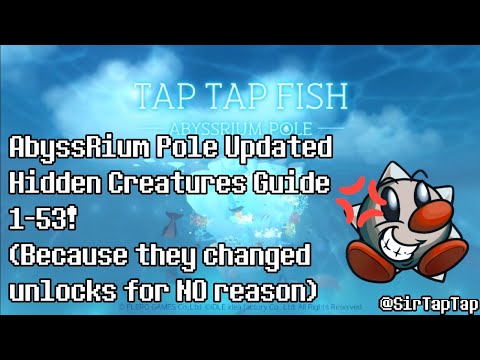 Tap Tap Fish AbyssRium Pole | All Hidden Creatures Guide | Snow petrel