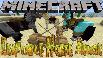 Minecraft Mods - Craftable Horse Armor
