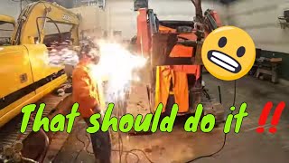 Removing a Stuck pin with lancing rod and my thoughts on the skid steer after a year.